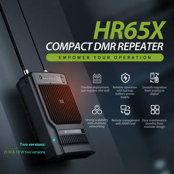 HR65X DRM Repeater available from Diotron Communications