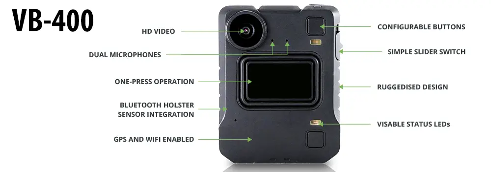 Motorola VB400 Body Worn Camera available from Diotron Communications
